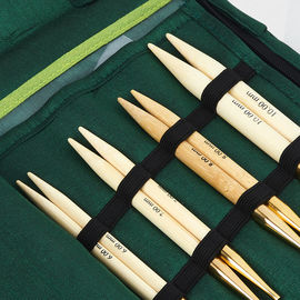 Набор съёмных бамбуковых спиц стандартной длины KnitPro Bamboo Deluxe set, арт. 22542 — фото 3